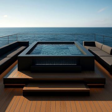 Pool auf dem Deck