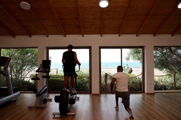 Workout im Fitness Center