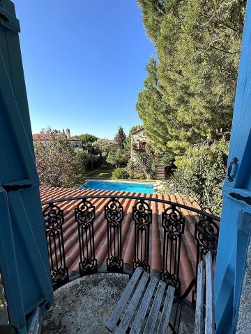 Blick vom Balkon