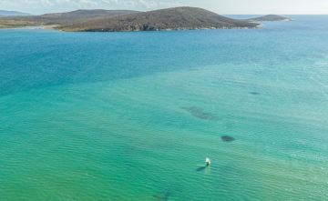der Stehbereich ist gut zu erkennen