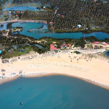 Kitesurf Lanka von oben