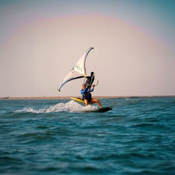Kitesurfing Lanka Lagune