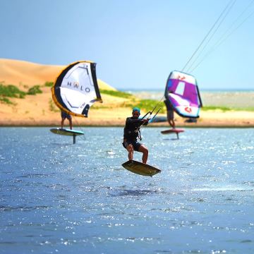 Kitesurfing Lanka Lagune