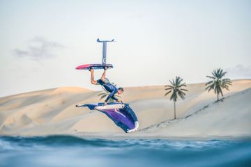 Wingaction vor der Düne