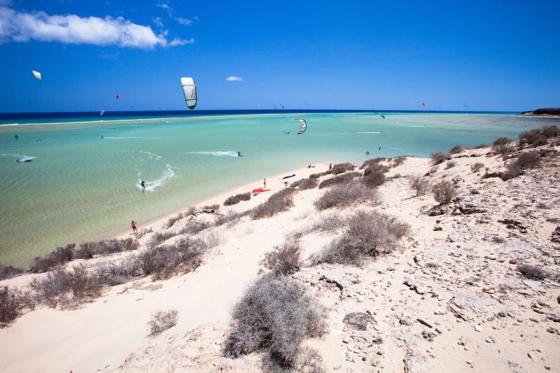 Fuerteventura-Sotavento: Kite Lagune Rene Egli Fuerteventura