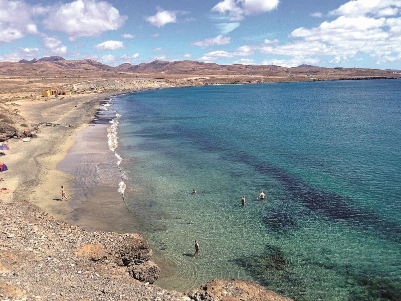 Fuerteventura - Matas Blancas: Badestrand am Spot