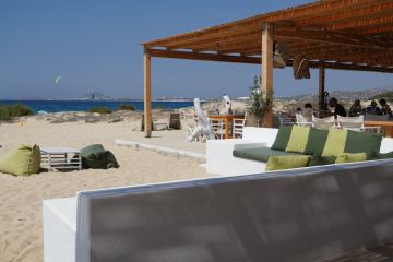 Relax Area am Strand