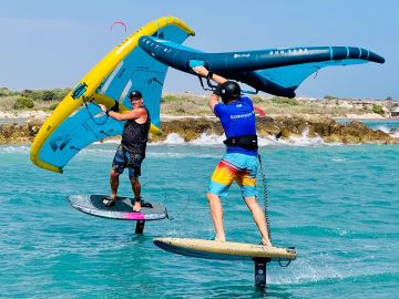Spaß beimm Wingfoilen