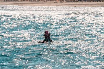 gleichmäßiger Wind schon vor der Station
