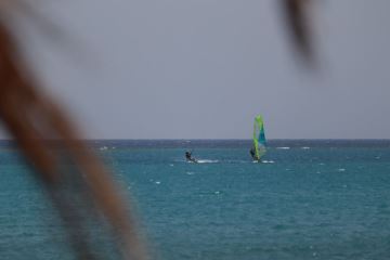 Windsurfen im Flachwasser