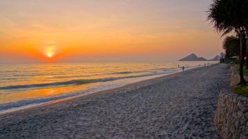 Strand vor dem Hotel
